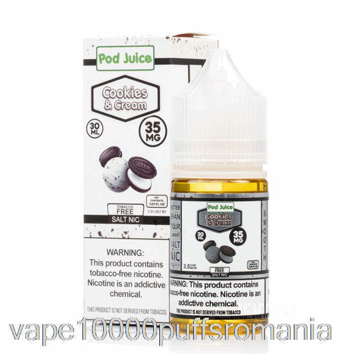 Vape Romania Fursecuri Si Crema - Suc De Pastaie - 30ml 35mg